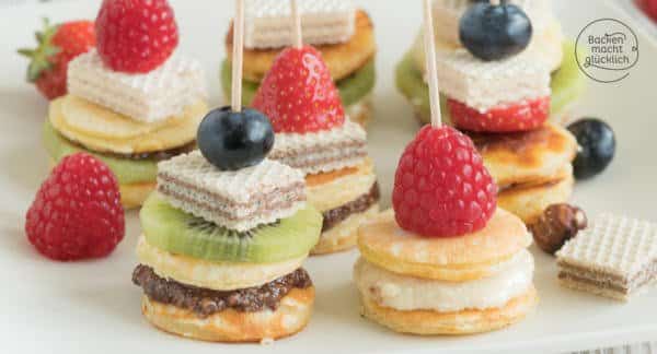 Pancake-Spieße | Backen macht glücklich
