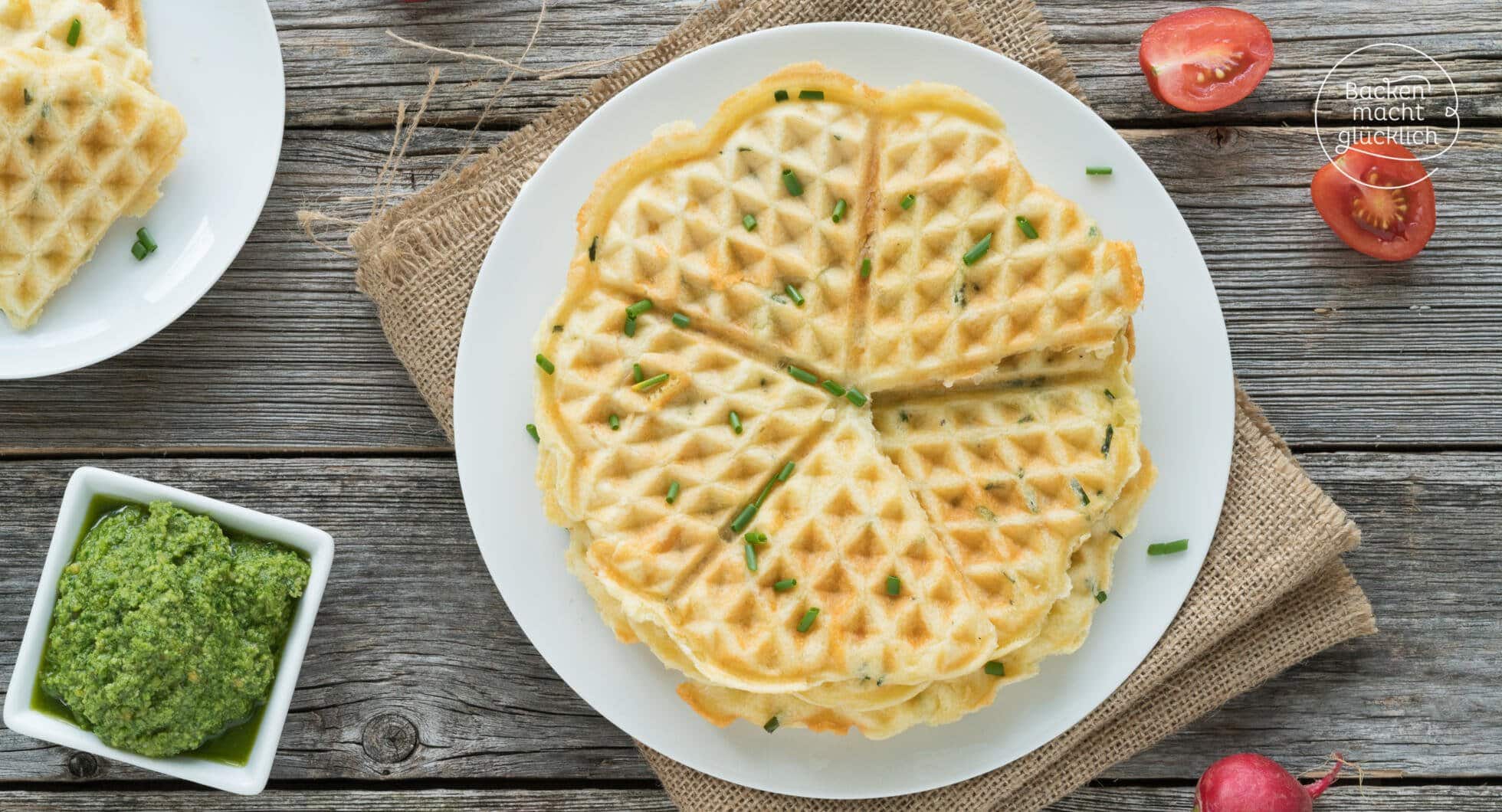 Herzhafte Waffeln mit Käse | Backen macht glücklich Herzhafte Waffeln mit Käse | Backen macht glücklich