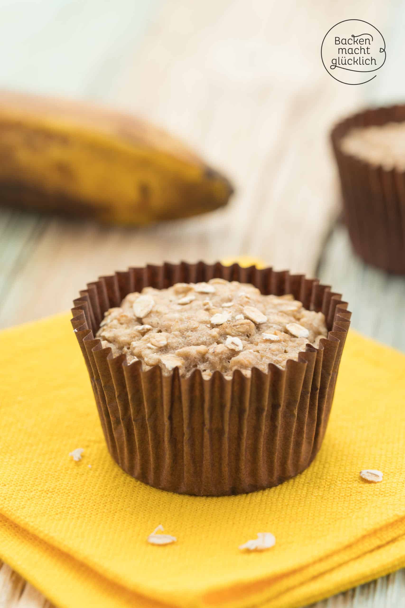 Vegane Frühstücksmuffins ohne Zucker