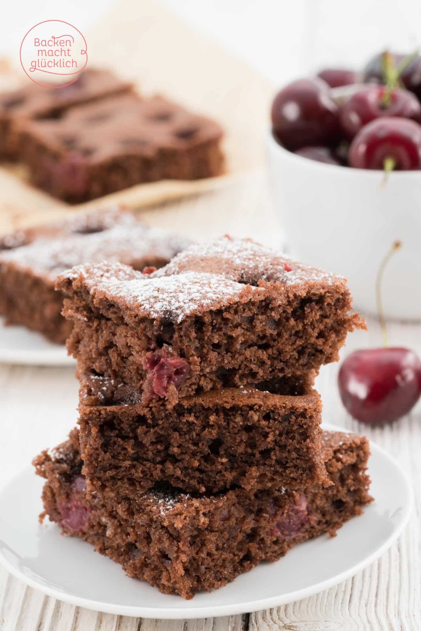 Saftiger Schoko-Kirsch-Kuchen | Backen macht glücklich