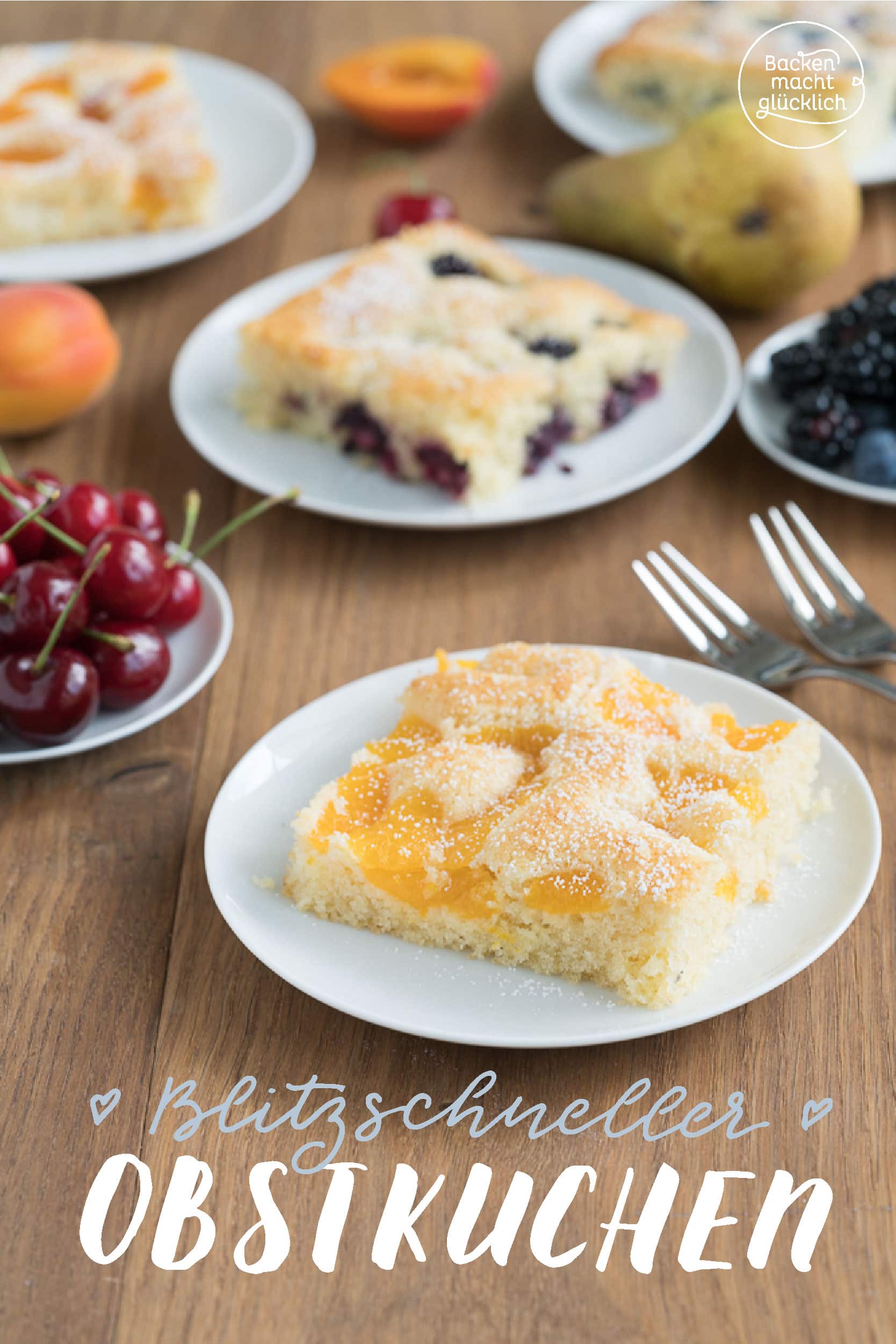 Blitzschneller Obstkuchen vom Blech