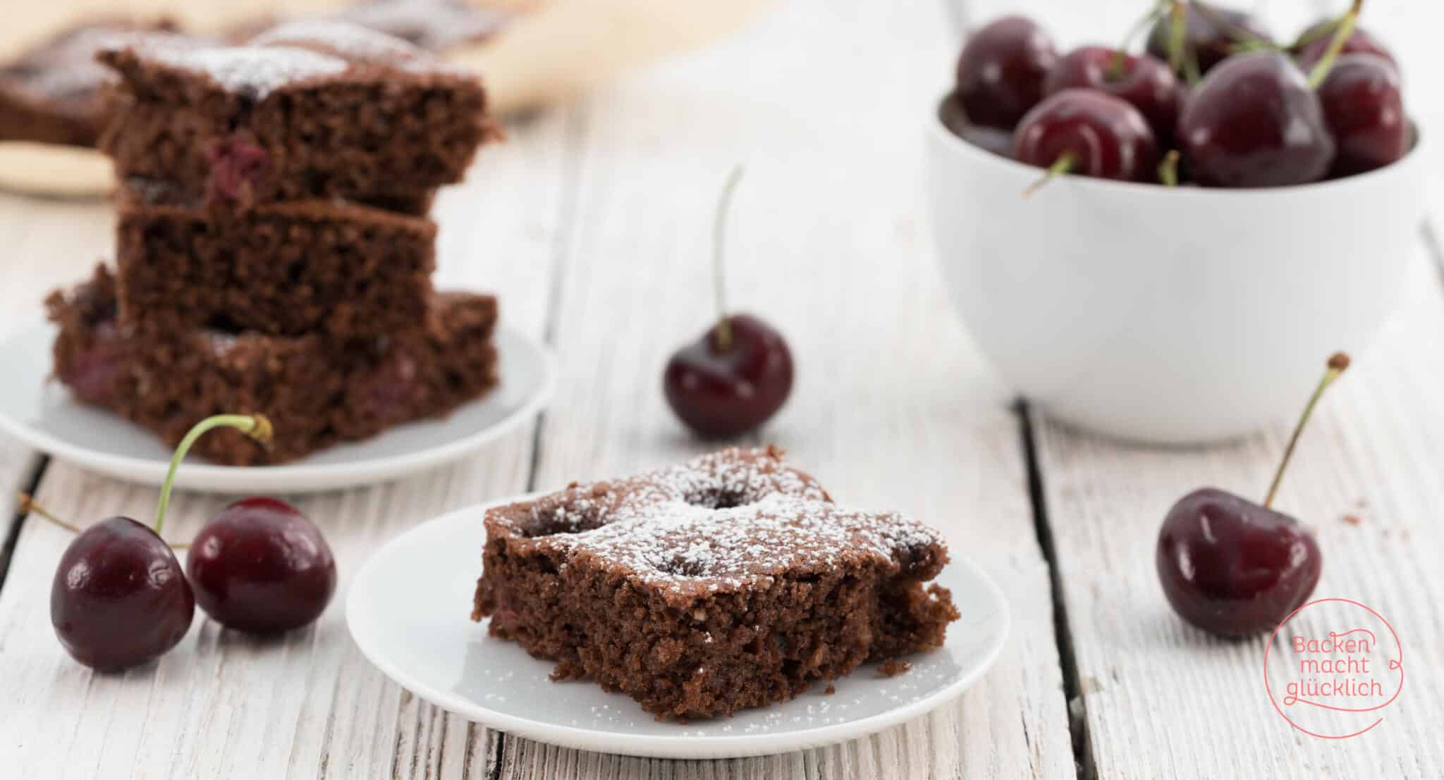 Saftiger Schoko Kirsch Kuchen Backen Macht Glucklich