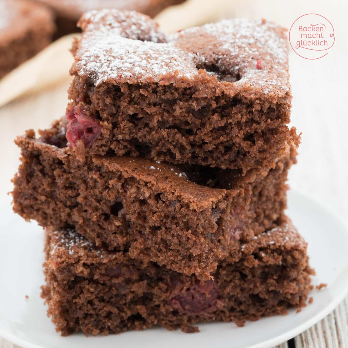 Saftiger Schoko-Kirsch-Kuchen | Backen macht glücklich