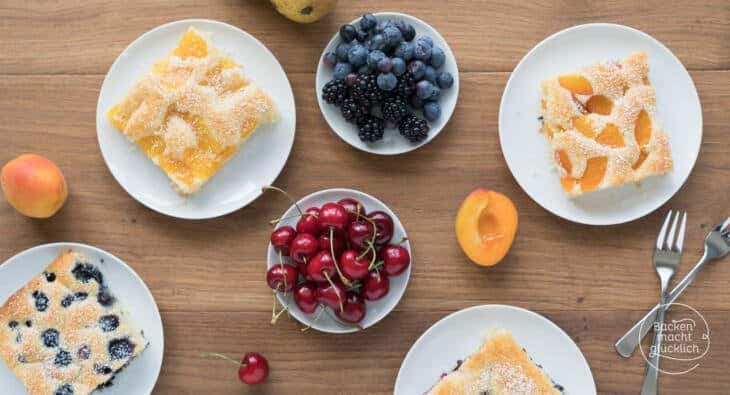 schneller Obstkuchen vom Blech Rezept