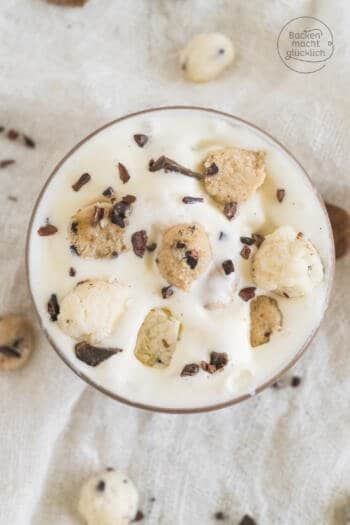 Selbstgemachtes Cookie Dough Eis