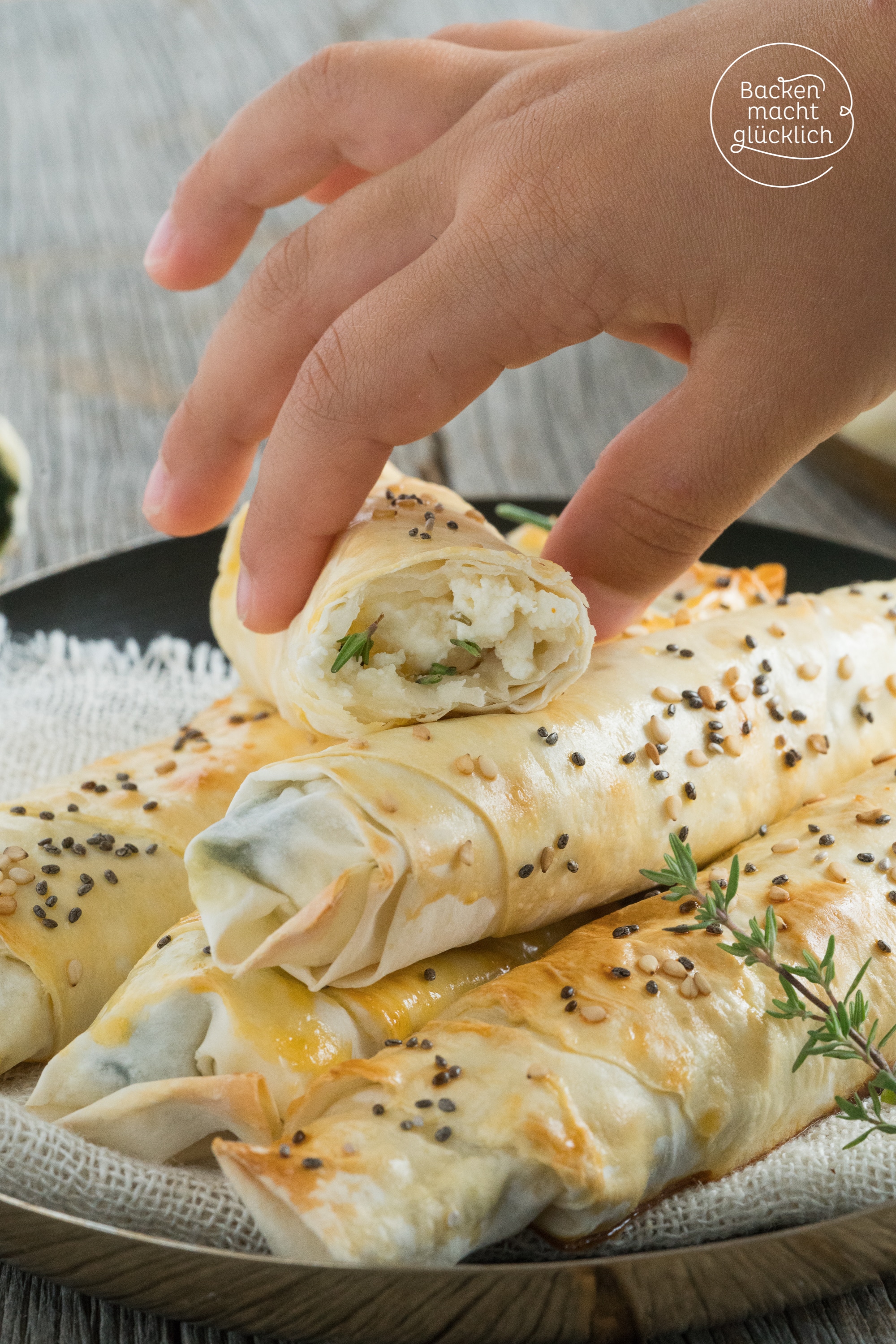 Börek mit Spinat und Käse Rezept