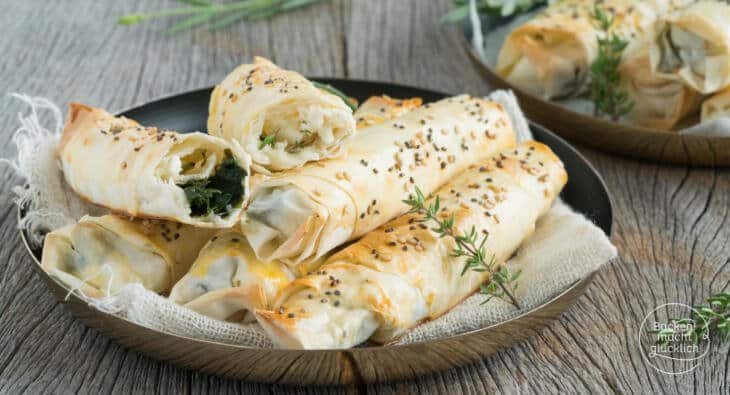 Börek mit Käse und Spinat