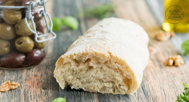 Ciabatta selber machen Rezept