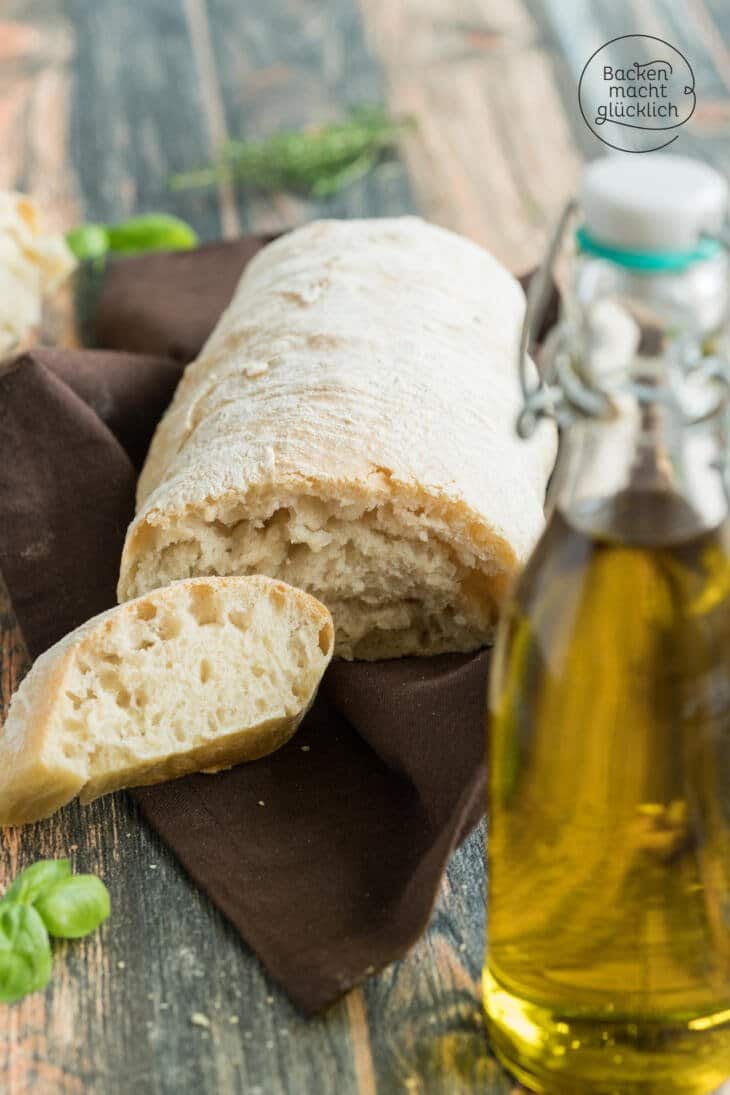 Ciabatta selber backen Rezept