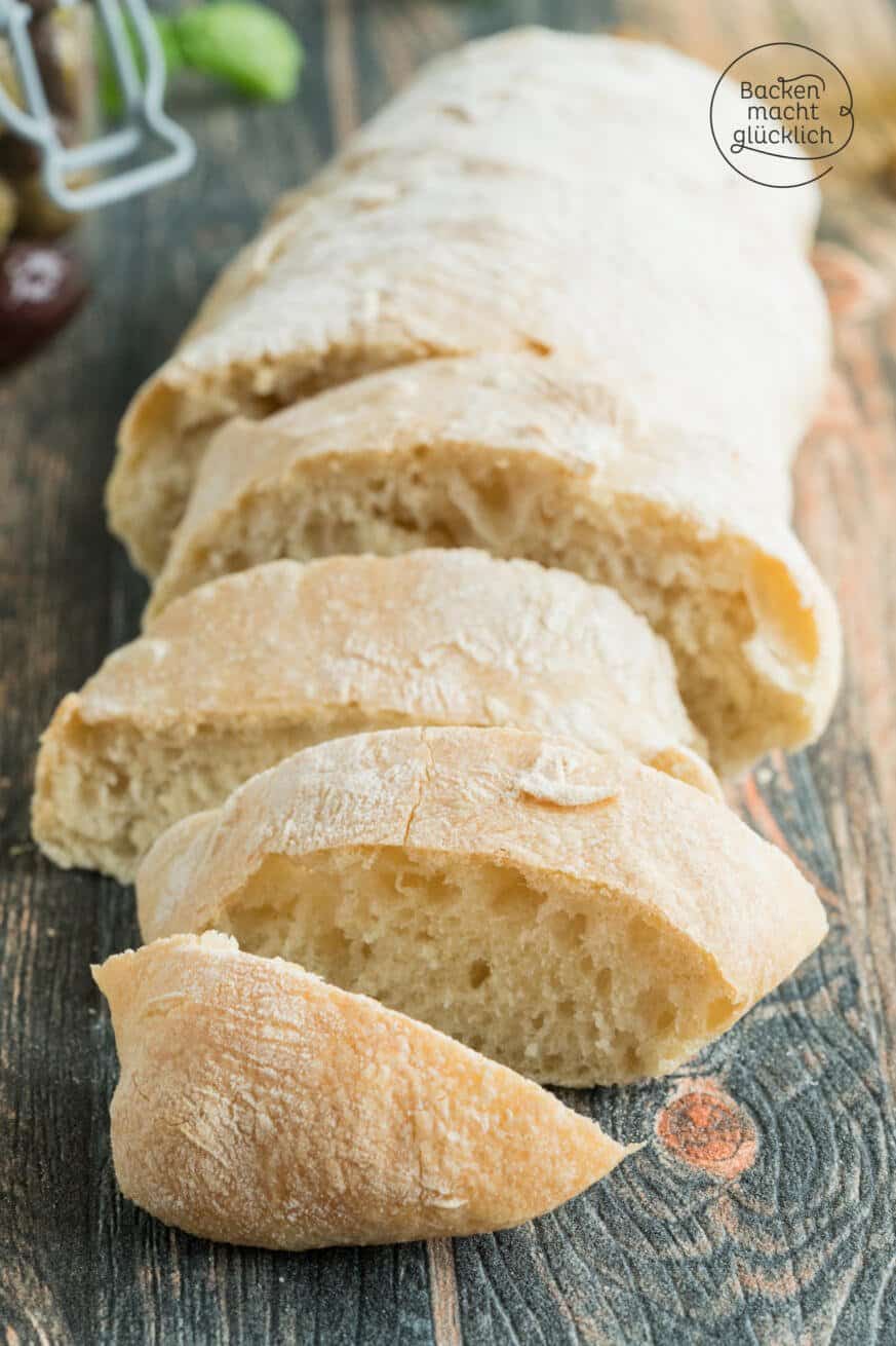 Ciabatta Rezept | Backen macht glücklich