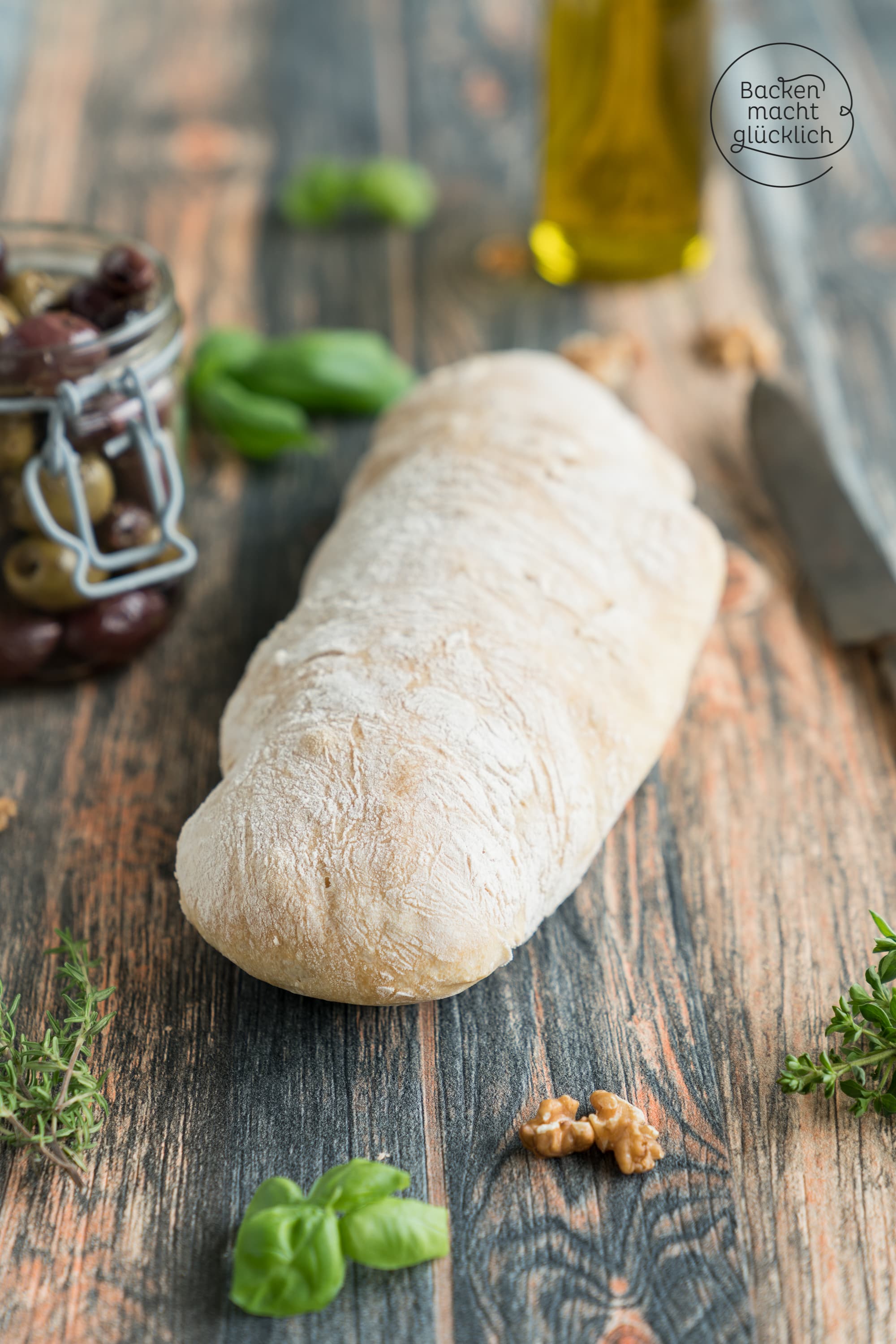 einfaches Ciabatta Rezept