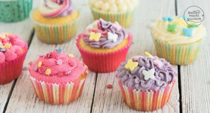 Muffins verzieren mit Frosting Ideen