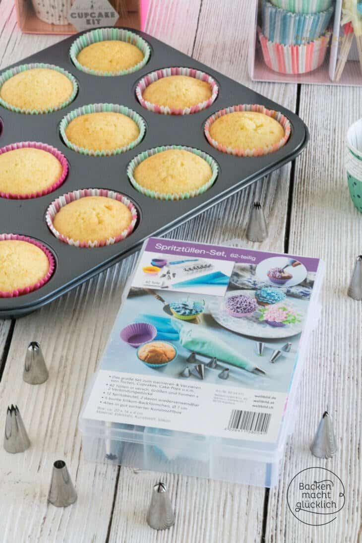 Spritztüllen Set für Cupcakes
