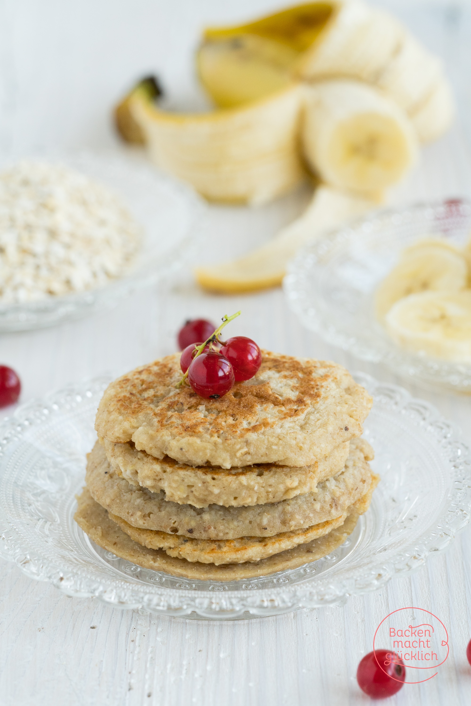 Gesunde 3 Zutaten Pancakes