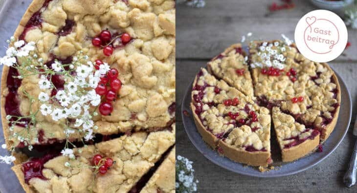 Johannisbeer-Streusel-Kuchen: Sommerlicher Genuss | Backen macht glücklich