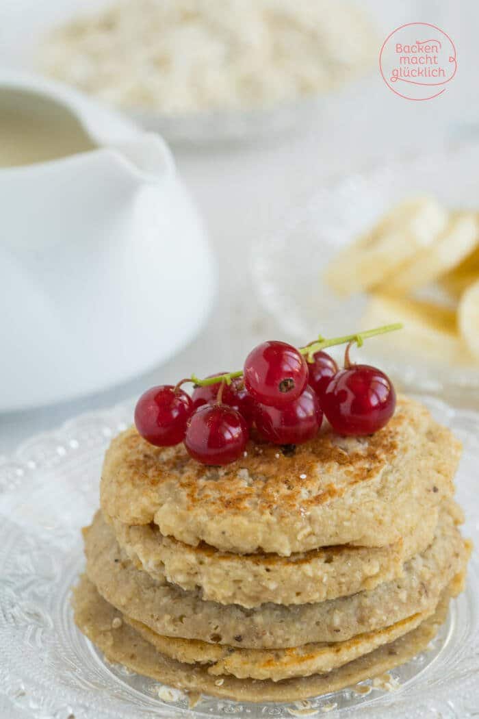 Gesunde Pancakes aus 3 Zutaten Backen macht glücklich