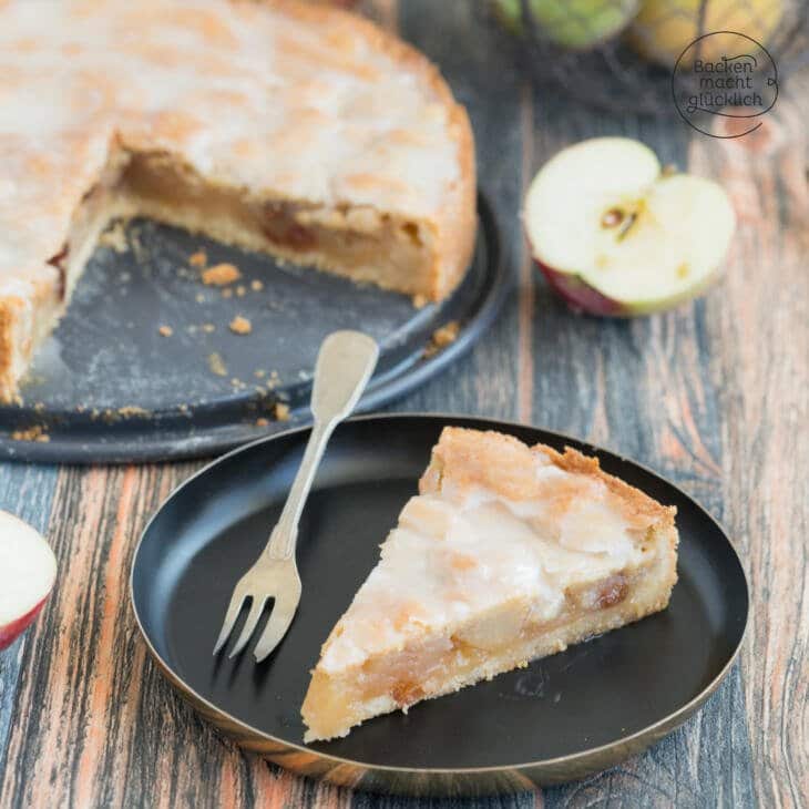 Gedeckter Apfelkuchen | Backen macht glücklich