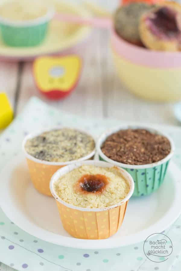 Apfelmus-Muffins ohne Zucker und Ei | Backen macht glücklich