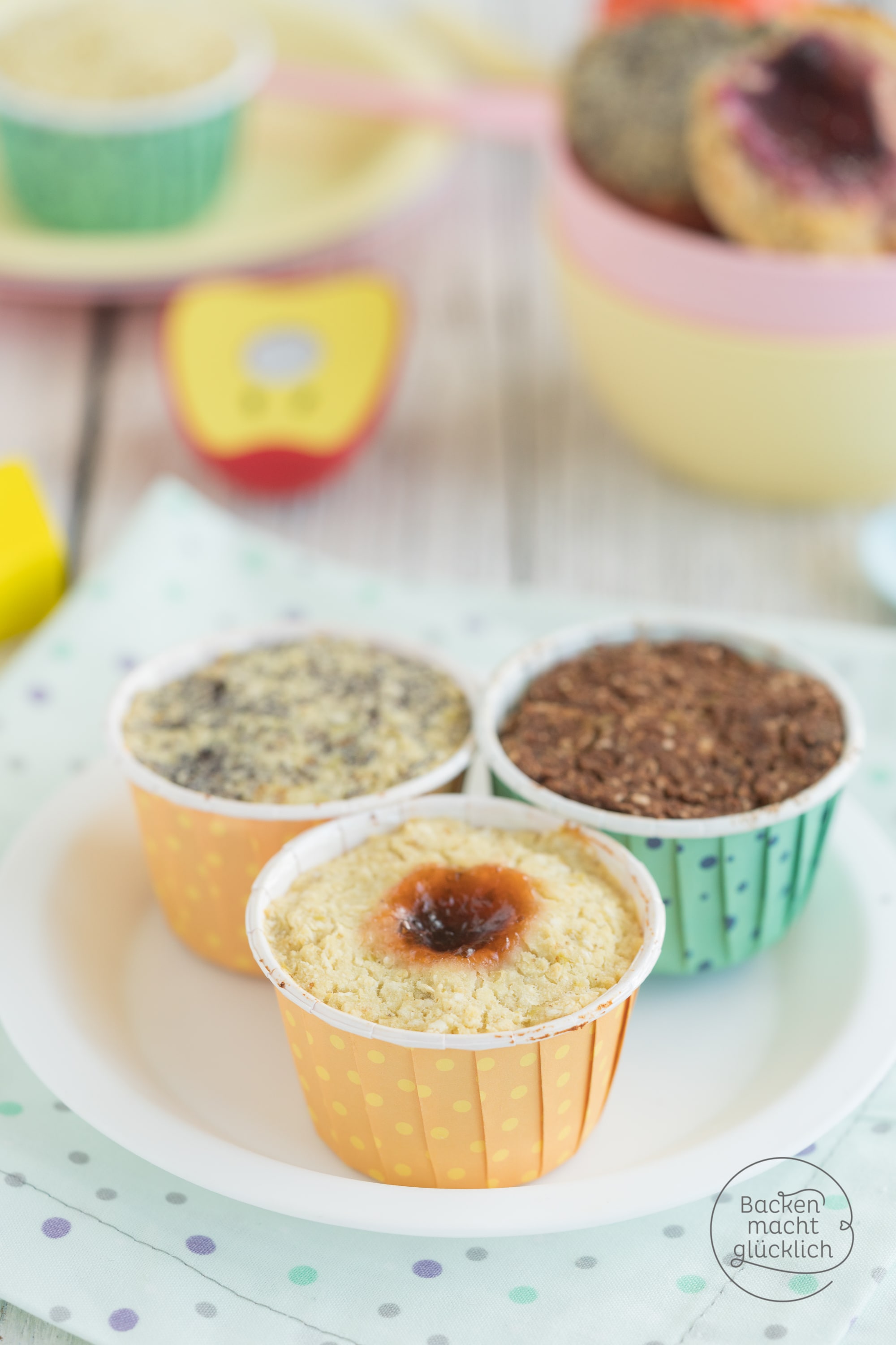 Zuckerfreie Baby-Muffins mit Apfelmus