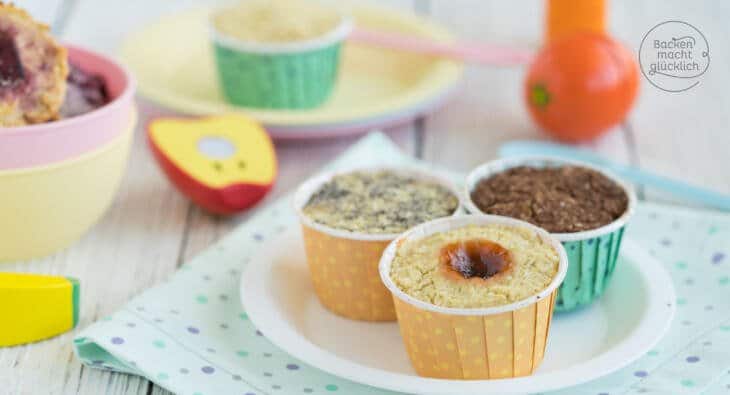 Baby Muffins ohne Zucker, Ei, Milch