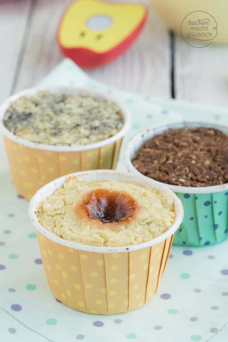 Gesunde vegane 3 Zutaten Muffins