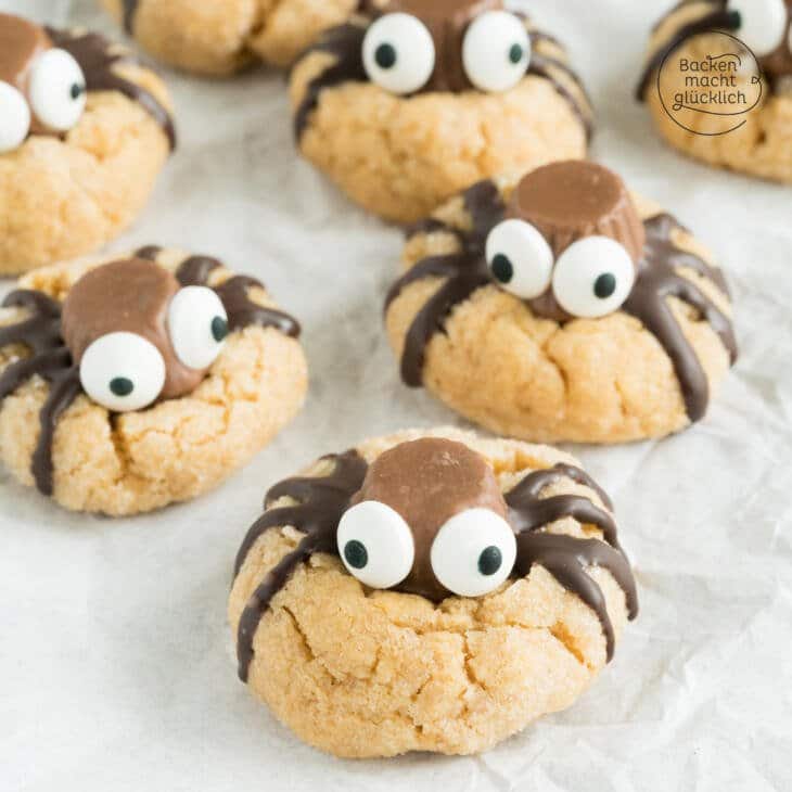 Spinnen Cookies Rezept