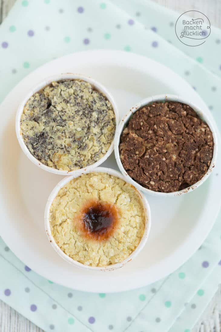 Vegane Apfelmuffins ohne Zucker und Mehl