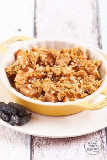 Crumble mit birnen