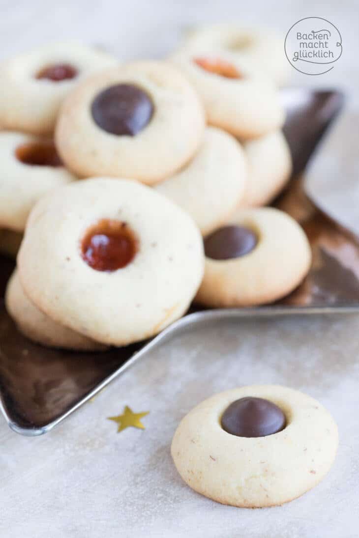 Husarenkrapfen mit Mandeln