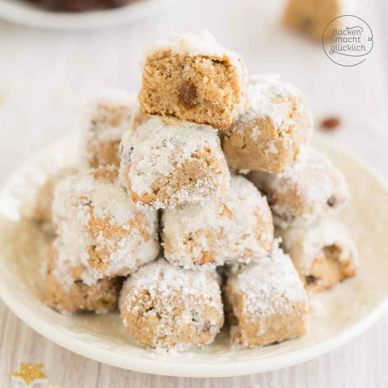 Low Carb Stollenkonfekt ohne Zucker und Mehl