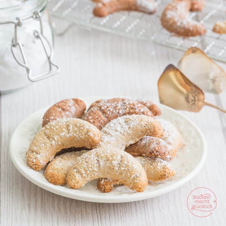 Low Carb Vanillekipferl ohne Zucker und Mehl