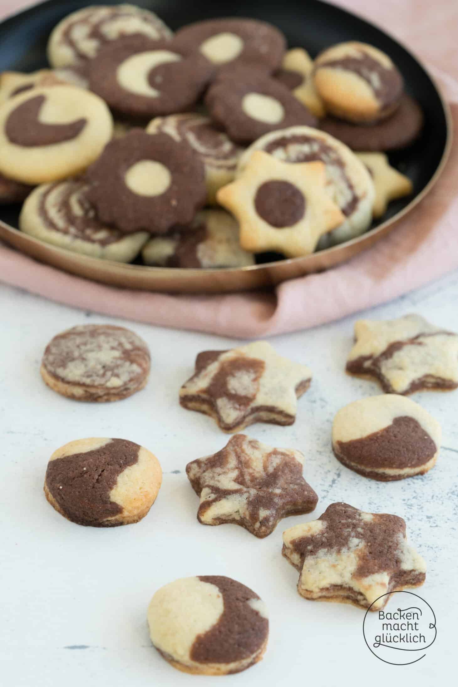 Einfaches Schwarz-Weiß-Gebäck | Backen macht glücklich Einfaches Schwarz-Weiß-Gebäck | Backen macht glücklich