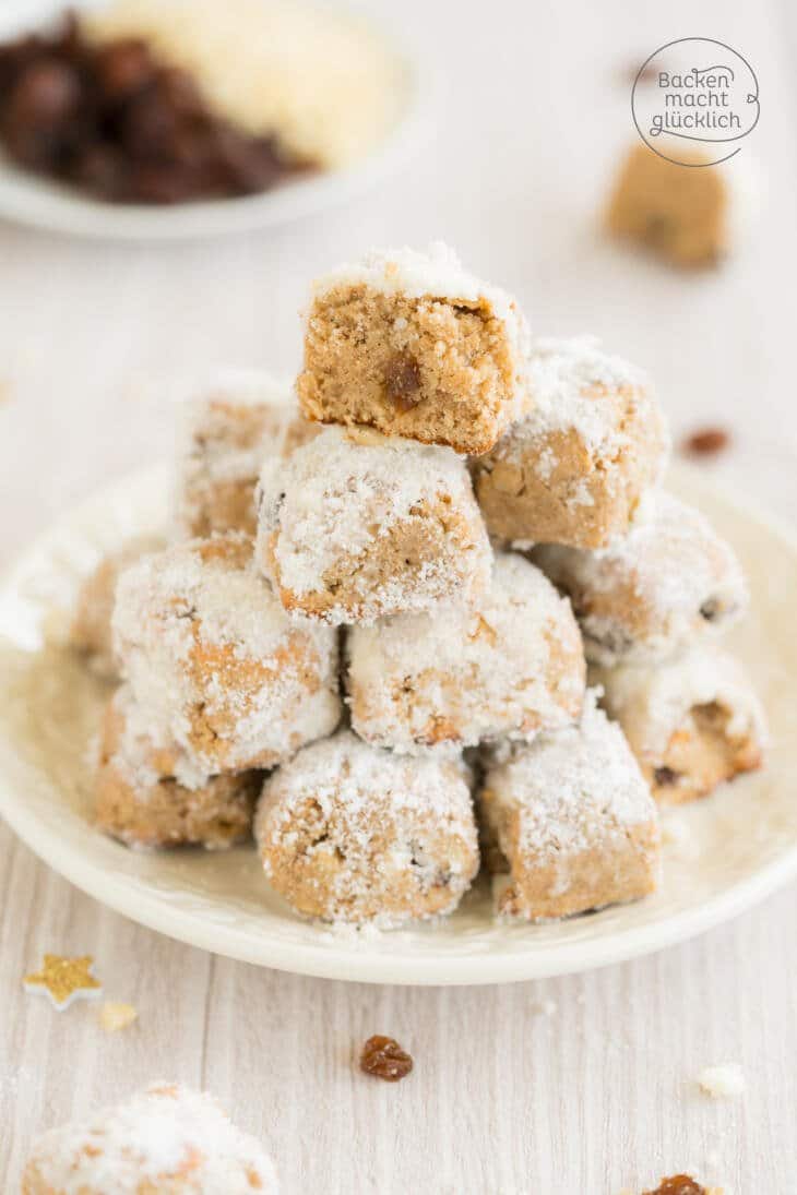 Weihnachtsstollen ohne Zucker und Mehl