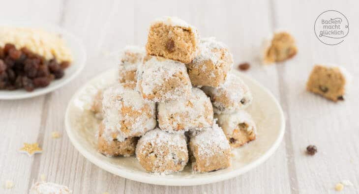 Zuckerfreie Mini-Stollen