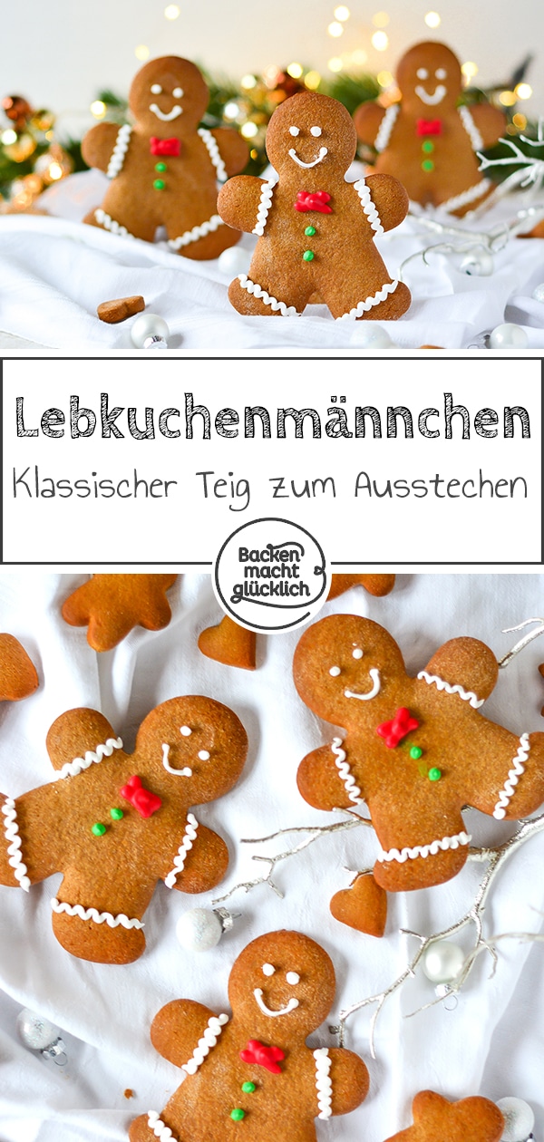 Toll verzierte Lebkuchen-Männchen sind ein echter und köstlicher Hingucker! Dieser klassische Lebkuchenteig eignet sich nicht nur für Lebkuchenmänner, sondern auch für Lebkuchenhäuser, Herzen und Co.