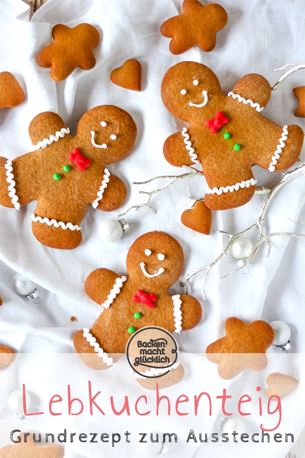 Toll verzierte Lebkuchen-Männchen sind ein echter und köstlicher Hingucker! Dieser klassische Lebkuchenteig eignet sich nicht nur für Lebkuchenmänner, sondern auch für Lebkuchenhäuser, Herzen und Co.