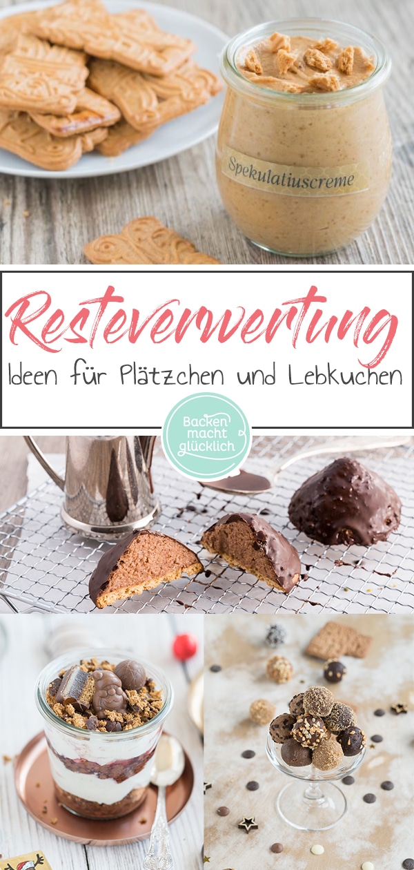 Was tun mit alten Plätzchen oder Schokonikoläusen? Mit diesen Rezepten ist die Resteverwertung nach der Weihnachtsbäckerei ein Genuss.