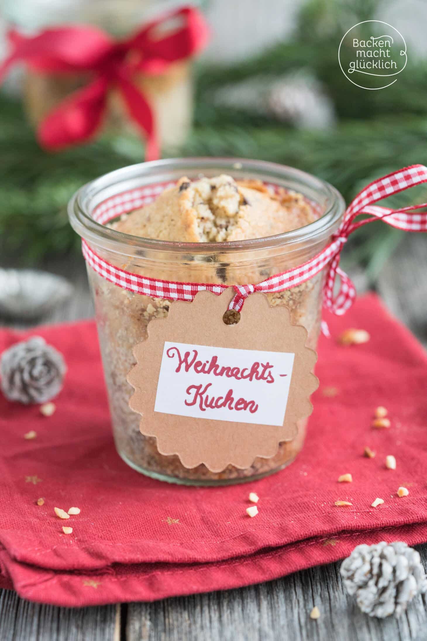 Weihnachtskuchen im Glas | Backen macht glücklich
