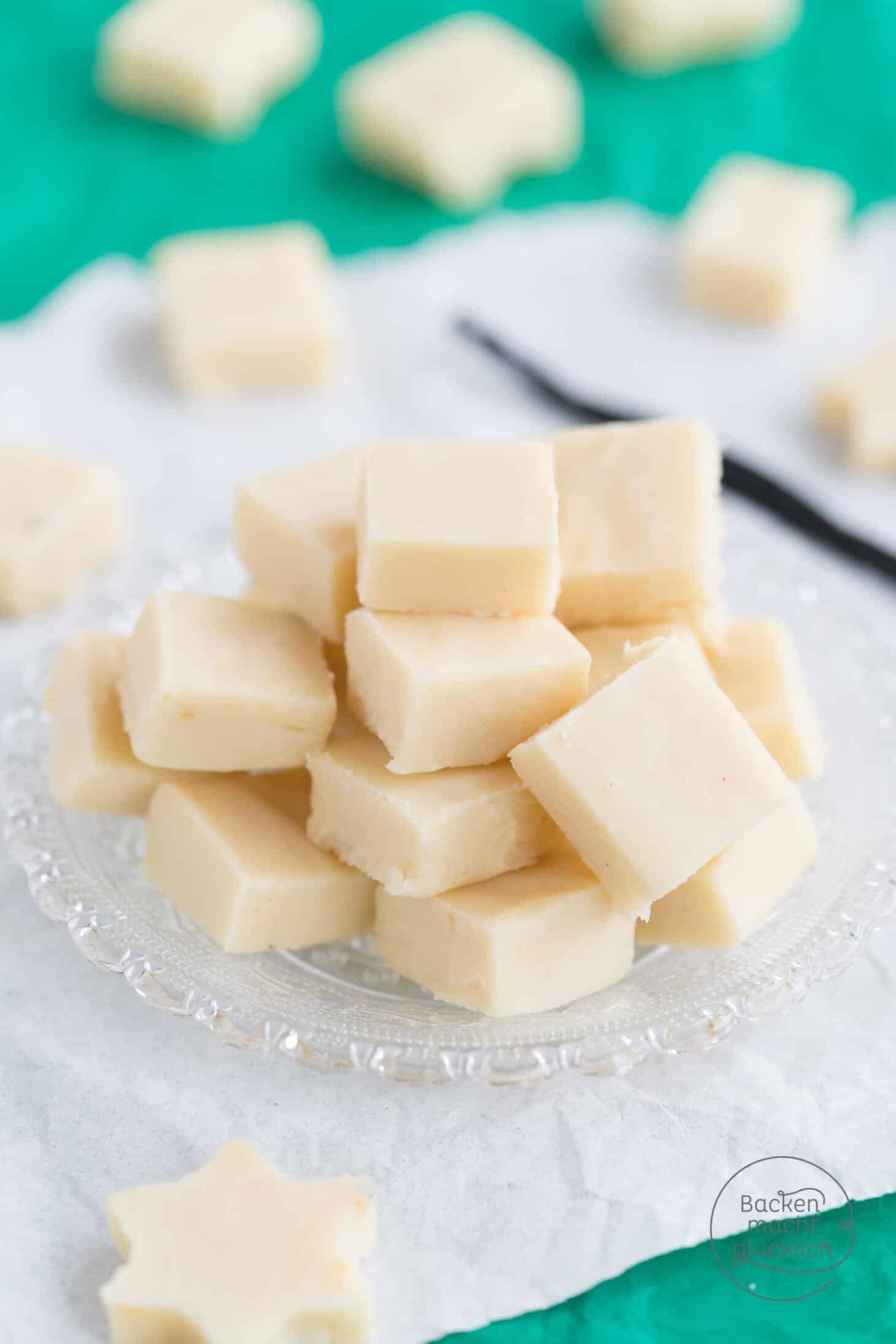 Schnelles Fudge aus 3 Zutaten | Backen macht glücklich