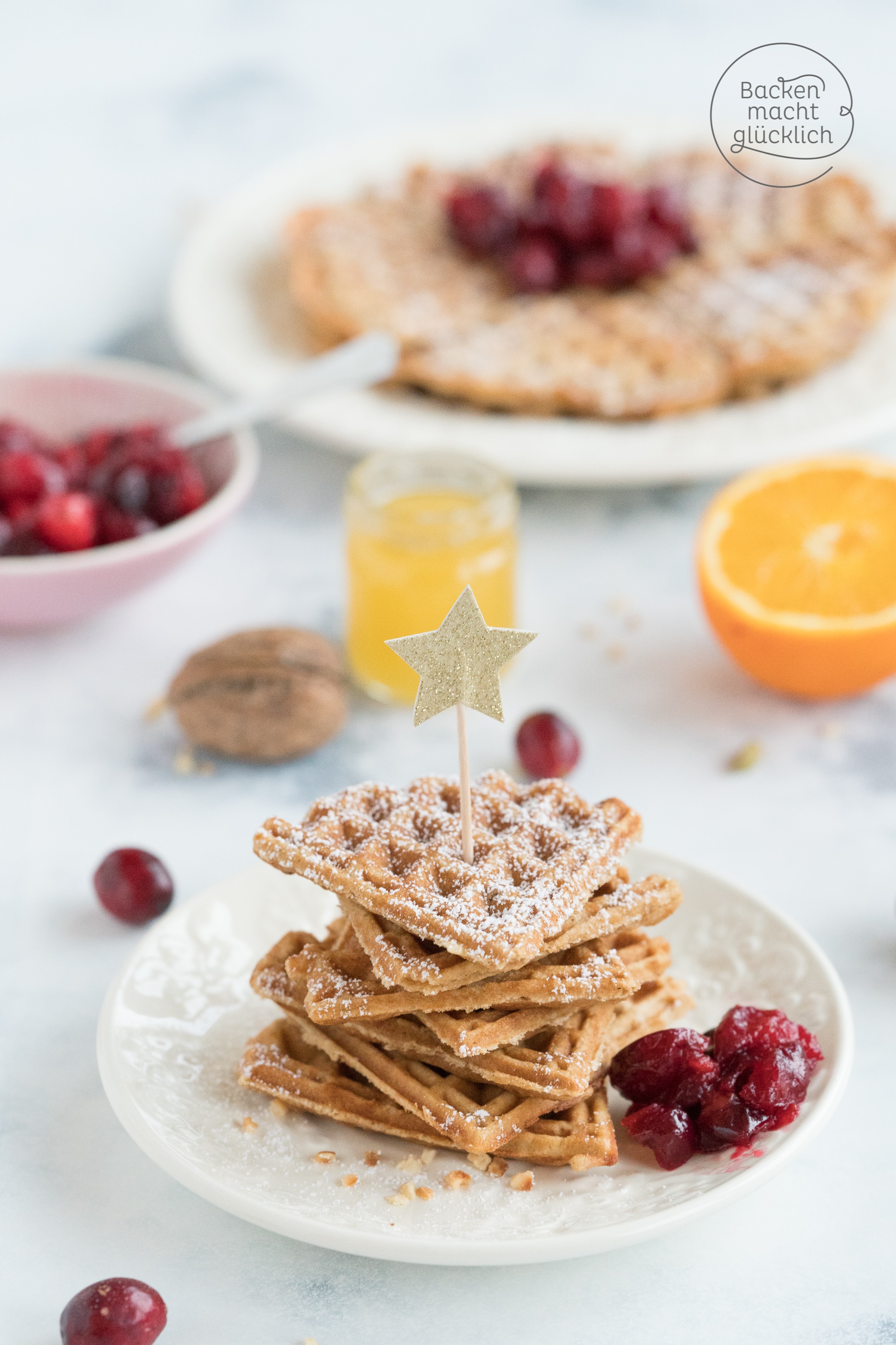 Zimt Waffeln einfaches Rezept