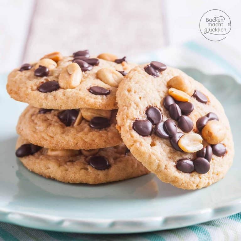 Chewy Peanut Butter Cookies: Erdnussbutter-Kekse