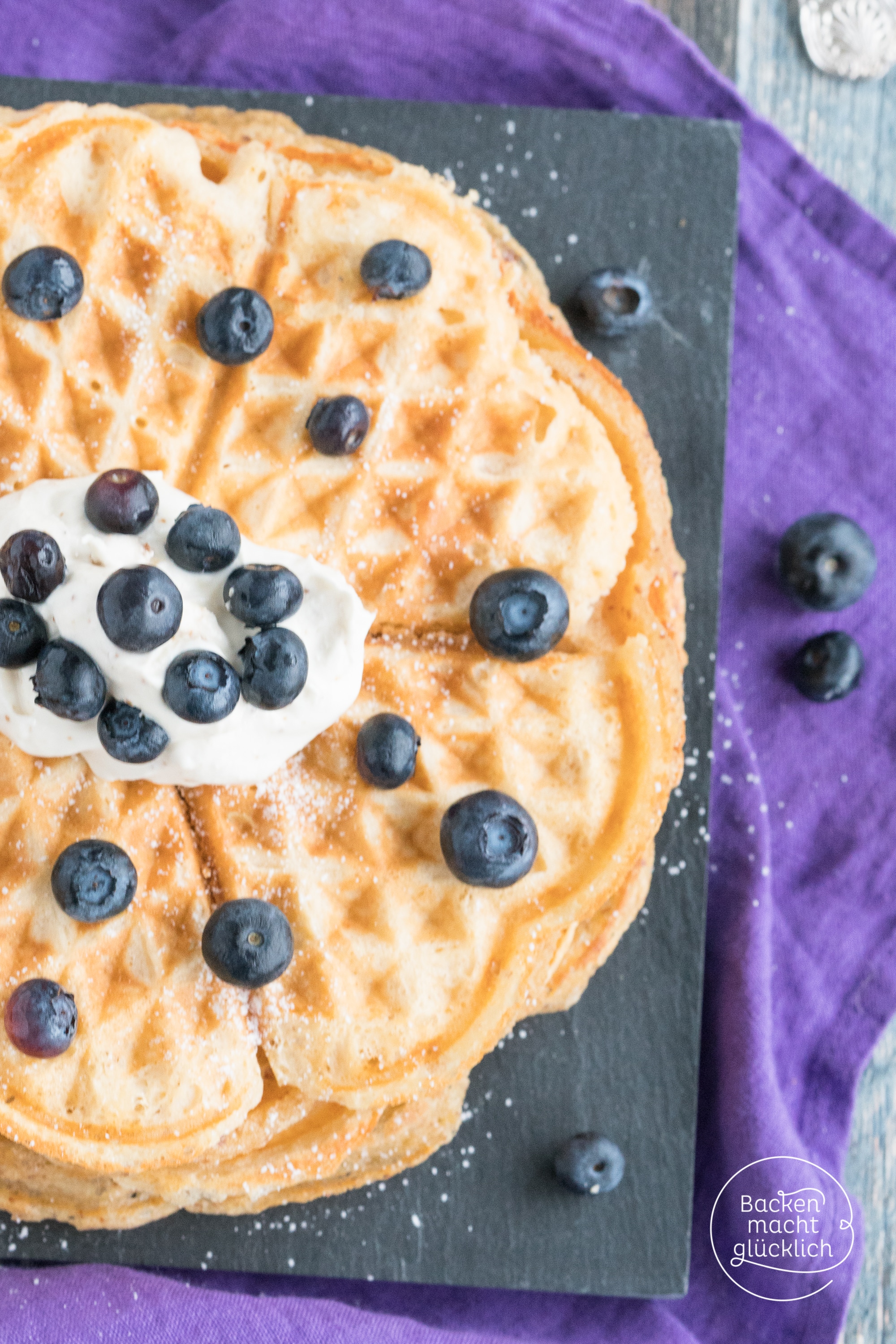 Low Carb Waffeln ohne Butter