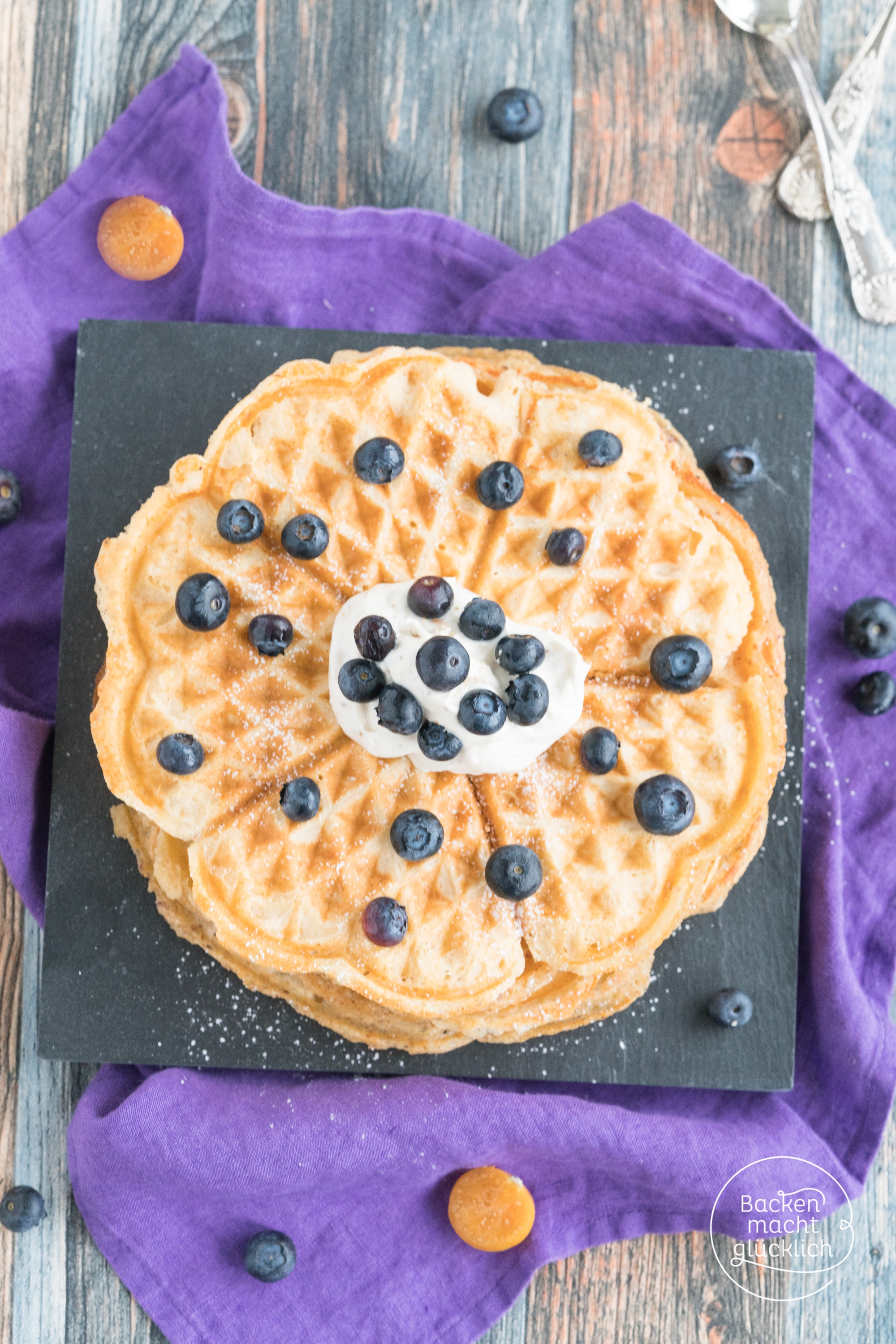 Low Carb Waffeln ohne Proteinpulver
