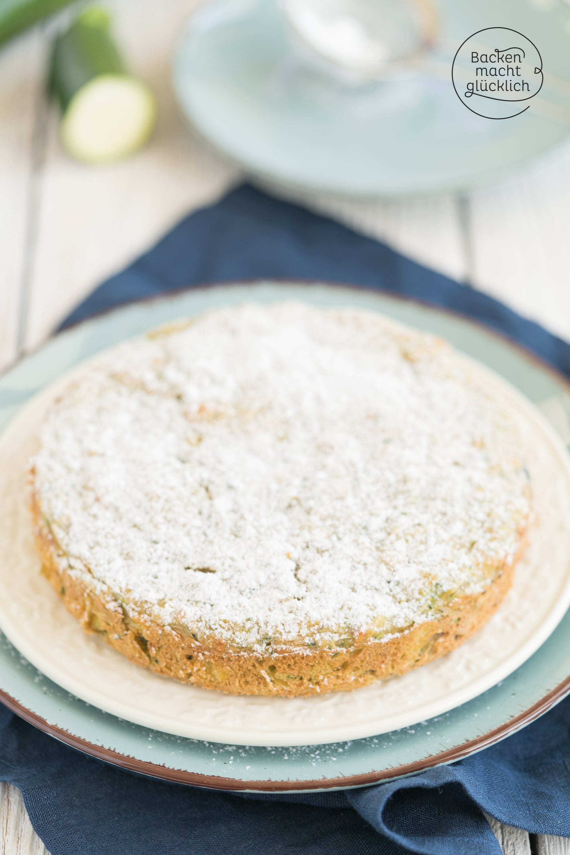 Fettarmer Zucchinikuchen ohne Zucker