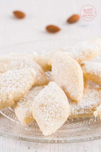 Ricciarelli italienische Mandelkekse