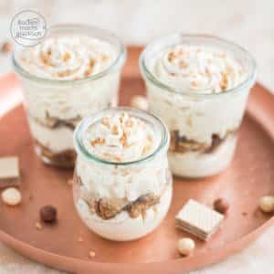 Schnelles Haselnuss Tiramisu