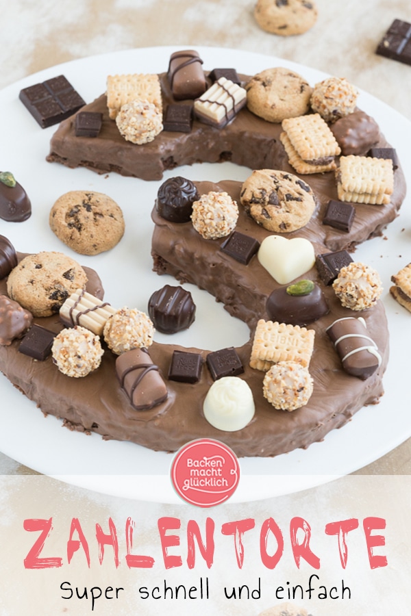 Einfacher Zahlenkuchen Zum Geburtstag Backen Macht Glucklich