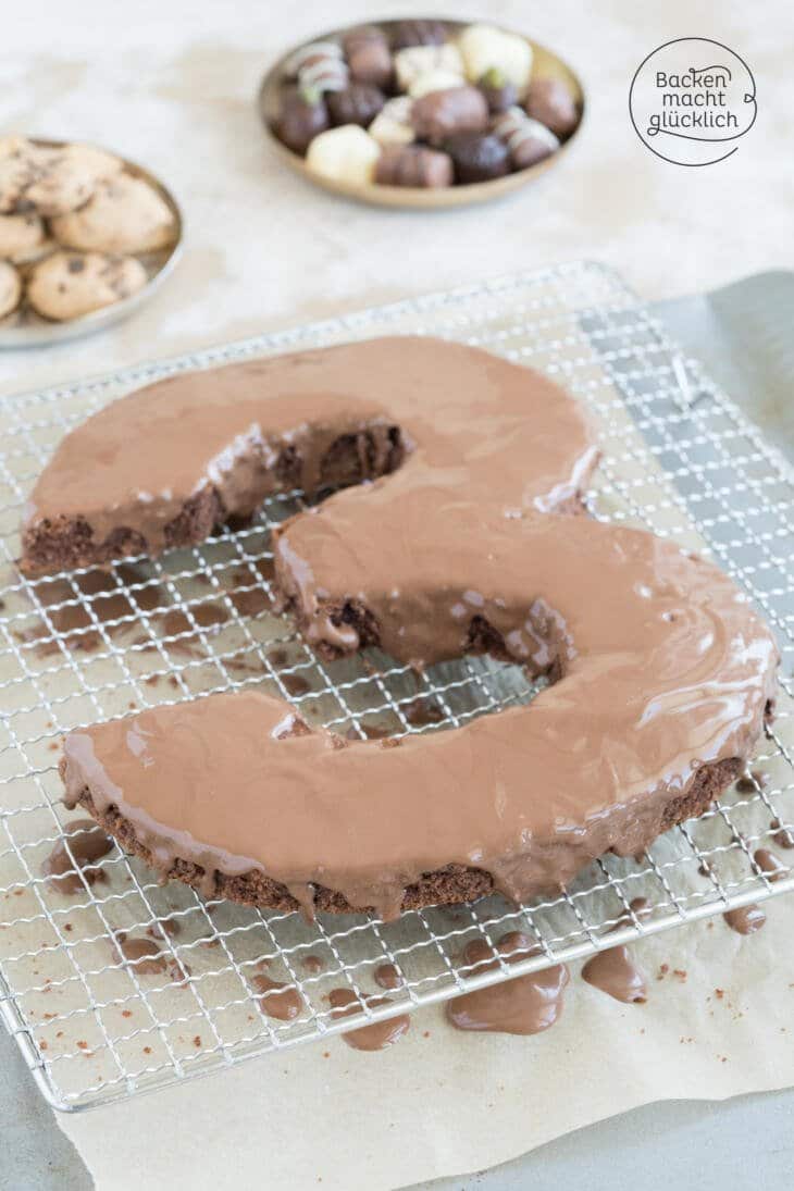 Einfacher Zahlenkuchen Zum Geburtstag Backen Macht Glucklich