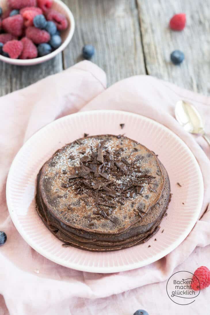 Schokoladen-Pfannkuchen Rezept