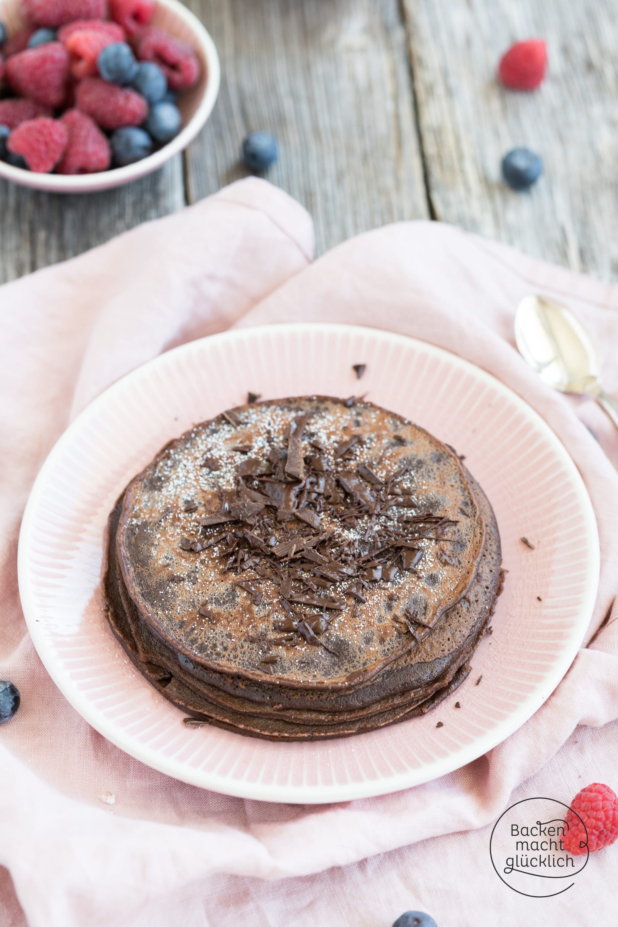 Schokoladen-Pfannkuchen Rezept